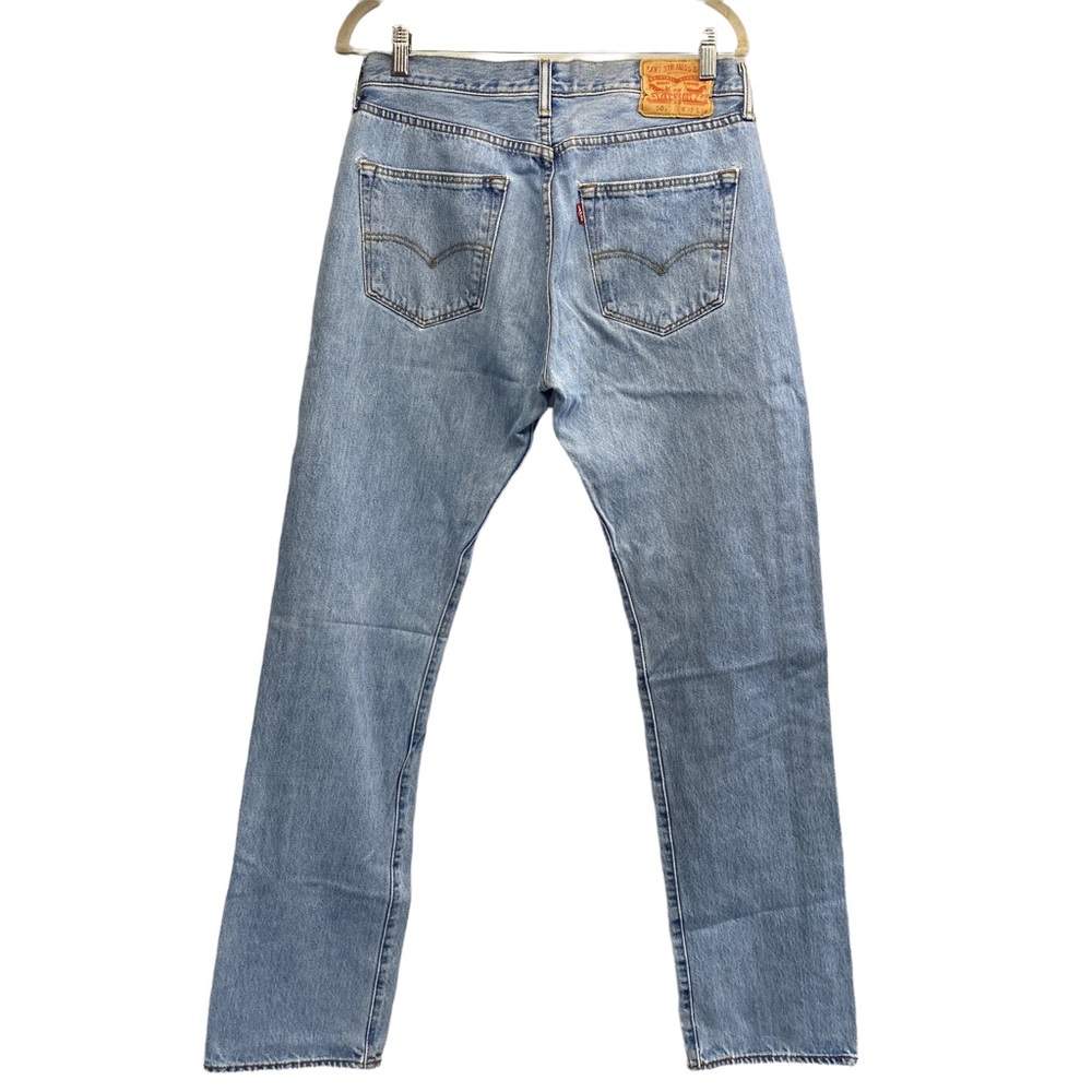 Levi's 501 men's jeans 32 X 34 distressed Mexico made faded worn soft
